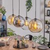 Koyoto hanging light, globe light, pendant light Amber, clear, Smoke-coloured, 4-light sources