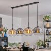 Koyoto hanging light, globe light, pendant light Amber, clear, Smoke-coloured, 4-light sources