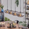 Mertola hanging light, pendant light Smoke-coloured, 4-light sources