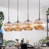 Koyoto hanging light, globe light, pendant light Amber, 4-light sources