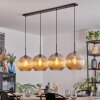 Koyoto hanging light, globe light, pendant light Amber, 4-light sources