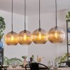 Koyoto hanging light, globe light, pendant light Amber, 4-light sources