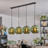 Koyoto hanging light, globe light, pendant light green, 4-light sources