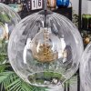 Koyoto hanging light, globe light, pendant light clear, 4-light sources