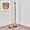 Cando floor lamp Ecru, black, 1-light source