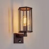 Monfanim outdoor wall light, wall light rust-coloured, 1-light source, Motion sensor