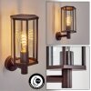 Monfanim outdoor wall light, wall light rust-coloured, 1-light source