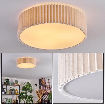 Deran ceiling light white, 3-light sources