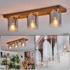 Donar ceiling light Wood like finish, 3-light sources