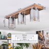 Donar ceiling light Wood like finish, 3-light sources