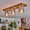 Donar ceiling light Wood like finish, 3-light sources