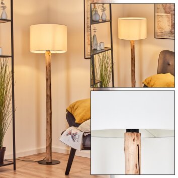 Bassagoda floor lamp Ecru, black, 1-light source