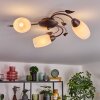 Mirelia ceiling light rust-coloured, 3-light sources