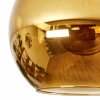 Koyoto ceiling light, globe light gold, 1-light source