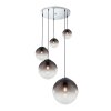 Globo VARUS Pendant Light matt nickel, 5-light sources