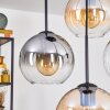 Koyoto hanging light, globe light, pendant light Amber, clear, Smoke-coloured, 4-light sources