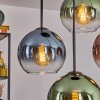 Koyoto hanging light, globe light, pendant light blue, green, clear, coppery, 4-light sources