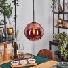 Koyoto hanging light, globe light, pendant light coppery, 1-light source