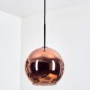 Koyoto hanging light, globe light, pendant light coppery, 1-light source