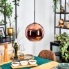 Koyoto hanging light, globe light, pendant light coppery, 1-light source