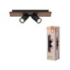 Osram lights Spot ceiling light LED Wood like finish, black, 2-light sources