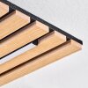 Vorlix ceiling light LED Wood like finish, black, 1-light source