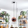 Koyoto hanging light, globe light, pendant light coppery, 1-light source