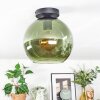 Koyoto ceiling light, globe light green, 1-light source