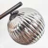 Chehalis ceiling light, globe light Amber, clear, Smoke-coloured, 5-light sources