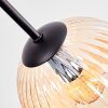 Koyoto ceiling light, globe light 77.5 cm Amber, 6-light sources