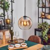 Koyoto hanging light, globe light, pendant light 25 cm Amber, clear, 1-light source