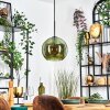 Koyoto hanging light, globe light, pendant light 25 cm green, 1-light source