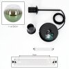 Koyoto hanging light, globe light, pendant light 25 cm green, clear, 1-light source