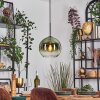 Koyoto hanging light, globe light, pendant light 25 cm green, clear, 1-light source