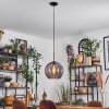 Koyoto hanging light, globe light, pendant light 30 cm Smoke-coloured, 1-light source