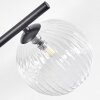 Chehalis ceiling light, globe light clear, 5-light sources