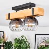 Sernadelo ceiling light, globe light Ecru, black, 2-light sources