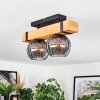 Sernadelo ceiling light, globe light Ecru, black, 2-light sources
