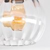 Sernadelo ceiling light, globe light Ecru, black, 2-light sources