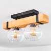 Sernadelo ceiling light, globe light Ecru, black, 2-light sources