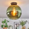 Koyoto ceiling light, globe light green, 1-light source
