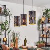 Rolin hanging light, pendant light black, 3-light sources