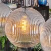 Koyoto hanging light, globe light, pendant light Amber, clear, Smoke-coloured, 4-light sources
