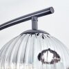 Ripoll ceiling light, globe light Amber, clear, Smoke-coloured, 4-light sources