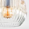 Ripoll ceiling light, globe light Amber, clear, Smoke-coloured, 4-light sources