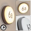 Duril outdoor wall light, House-Number Light, wall light LED anthracite, 1-light source
