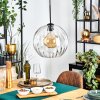 Koyoto hanging light, globe light, pendant light clear, 1-light source