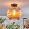 Koyoto ceiling light, globe light 12 cm Amber, 1-light source