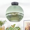 Koyoto ceiling light, globe light 12 cm green, 1-light source