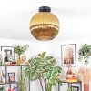 Koyoto ceiling light, globe light 12 cm gold, 1-light source